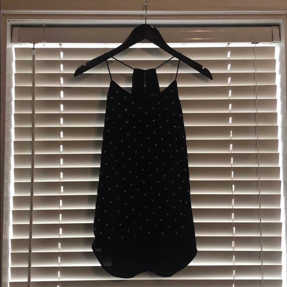 Black Express Studded Tank